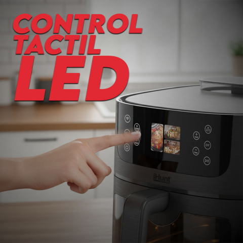 Resigilat Friteuza cu aer cald si rotisor iHunt Bro Air Fryer AI Steam [7]