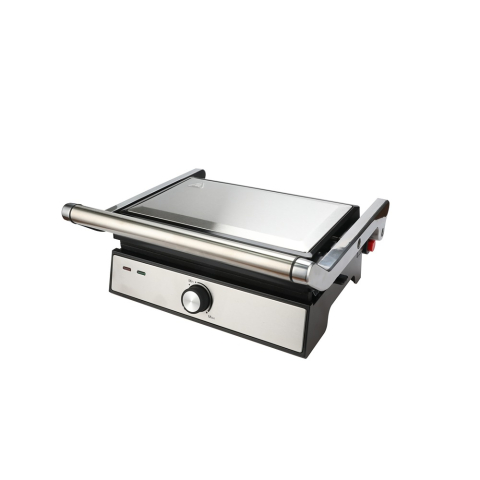 Grătar electric iHunt Bro Dual Grill XXL, 1500W, Deschidere 180°, Plăci detașabile [2]