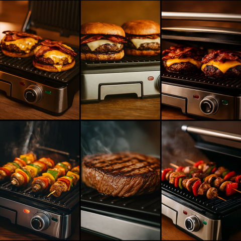 Gratar electric iHunt Bro Dual Grill XXL [4]