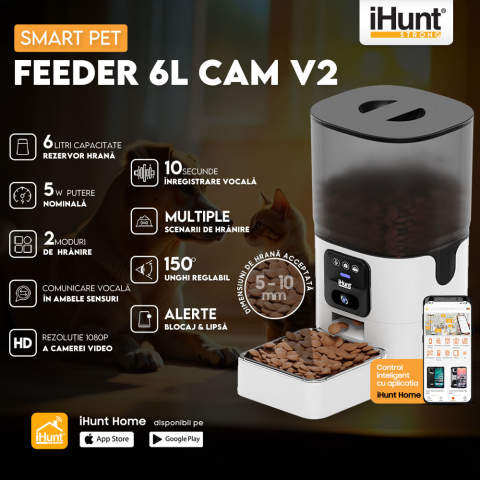 iHunt Smart Pet Feeder 6L Cam [1]