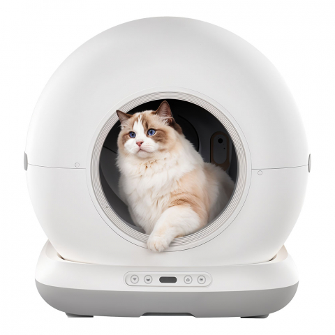 Litiera Automata iHunt Smart Cat Litter V7 Camera, Wi-Fi, Senzori, Camera video, Aplicatie Smart [3]