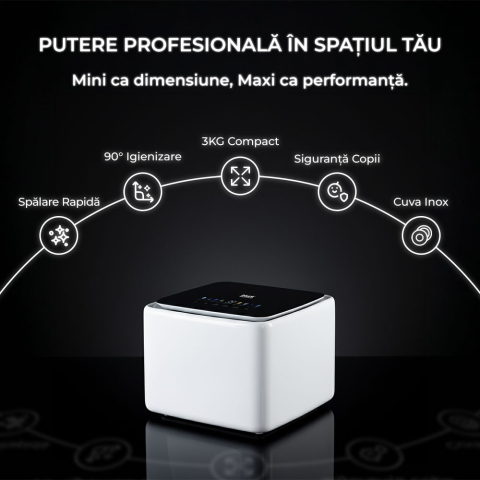 Masina de spalat rufe automata iHunt Bro Wash Compact Profesional [1]