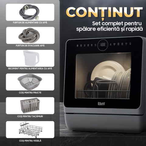 Masina de spalat vase compacta iHunt Bro Dishwasher Xpert [11]