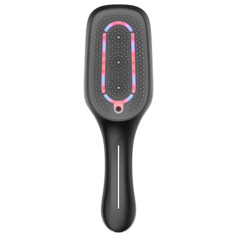 Lăzi Frigorifice - Perie multifuncțională pentru masaj și tratament scalp iHunt BRO ScalpCare HR1, Microcurent EMS, Laser 650nm, Terapie LED Roșu & Albastru, Peste 200M Ioni Negativi, Masaj cu vibrații Dual Brush Motor,