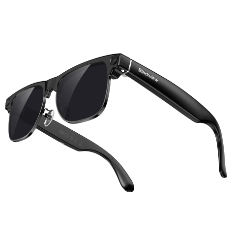 Ochelari Smart Blackview - Ochelari de soare Blackview BV200 Sunglasses + ChatGPT, AI Smart, Translator, Identificare Vizuala, Camera Video 8MP Sony 1200p, Bluetooth 6.0 + WiFi, Stereo, Microfon, Noise Reduction, 220mAh, ENC