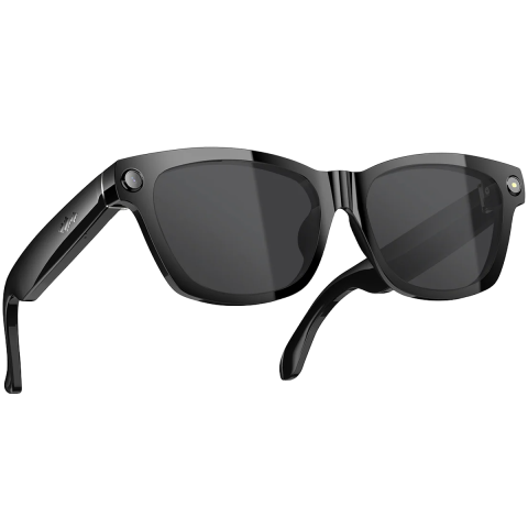 Casti Audio Blackview - Ochelari Smart Blackview BV100 AI Smart, Camera 8MP Full HD, Bluetooth 5.4 + WiFi, Stereo, Microfon, Noise Reduction, 220mAh, Black