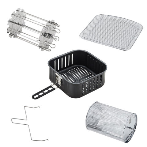 ELECTROCASNICE - Pachet accesorii pentru friteuza cu aer cald si rotisor iHunt Bro Air Fryer 12L Rotary