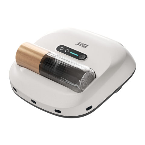 Lăzi Frigorifice - Robot inteligent pentru curățarea saltelelor și eliminarea acarienilor iHunt BRO FreshBed MR1, 56W, Putere de aspirare 4.2 kPa, Sterilizare UV dublă (UVC + UVA) 99.9%, Bătăi de înaltă frecvență cu per