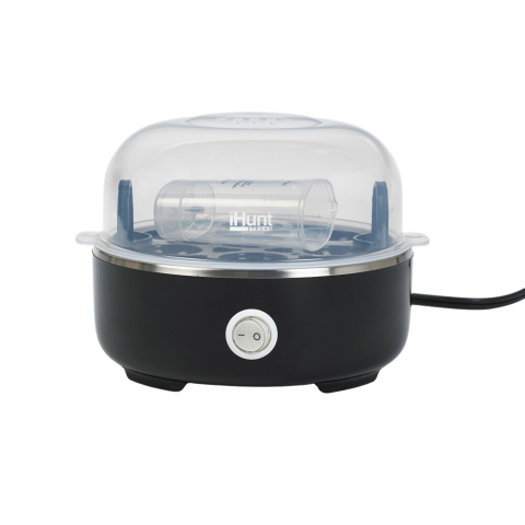 Fierbător ouă iHunt BRO Egg Boiler, Capacitate 7 ouă, Bază Inox, Oprire Automată, Alertă Sonoră, Tăvițe Non-stick, Fără BPA [6]