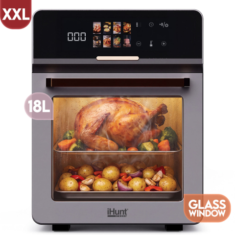 ⭐ Resealed - Resigilat Friteuza cu aer cald iHunt Bro Air Fryer Oven 18L