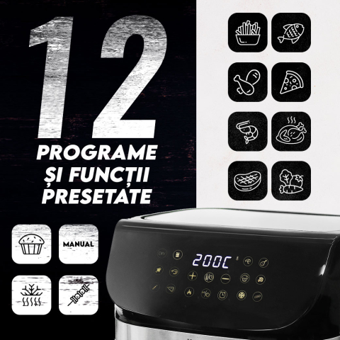 Resigilat Friteuza cu aer cald iHunt Bro Air Fryer Ultra 9L [4]