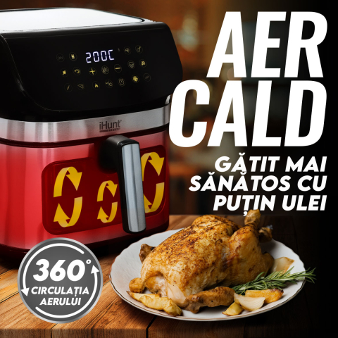 Resigilat Friteuza cu aer cald iHunt Bro Air Fryer Ultra 9L [5]