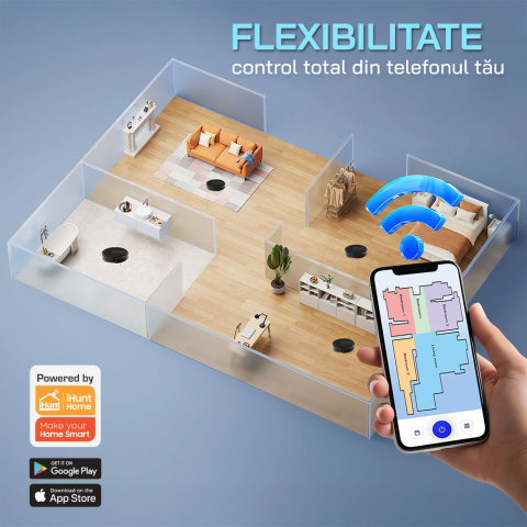 Robot aspirare cu mop iHunt Bro Robo Clean V3 [11]