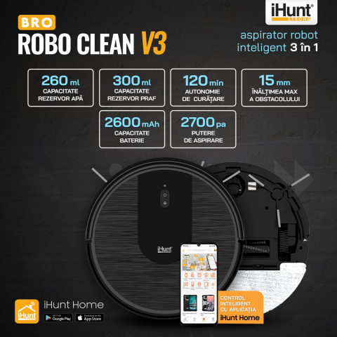 Robot aspirare cu mop iHunt Bro Robo Clean V3 [1]