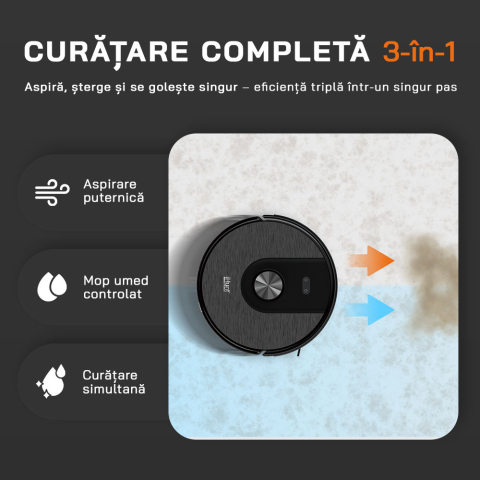 Robot aspirare cu mop iHunt BRO Robo Clean V6 AutoBase [3]