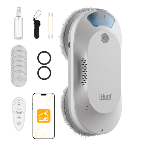 ELECTROCASNICE - Robot curatare geamuri cu pulverizator apa iHunt Smart Window Robot 4 Ultra