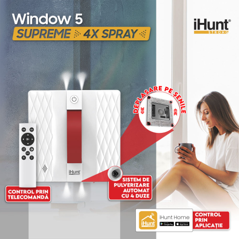 Robot curatare geamuri iHunt Window 5 SUPREME 4X Spray [1]