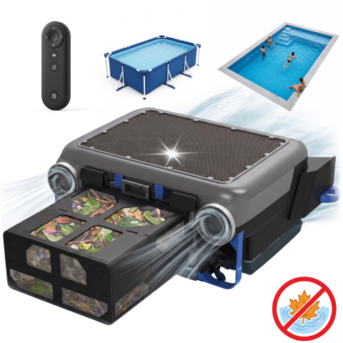 ⭐ RESIGILATE - Resigilat robot curatare piscina iHunt BRO Robo Skimmer Solar
