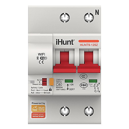 iHunt Home WIFI Smart Circuit Breaker 2P 16A - Siguranta automata inteligenta [3]