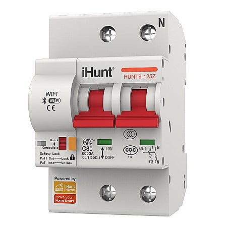 Sigurante inteligente - iHunt Home WIFI Smart Circuit Breaker 2P 40A - Siguranta automata inteligenta