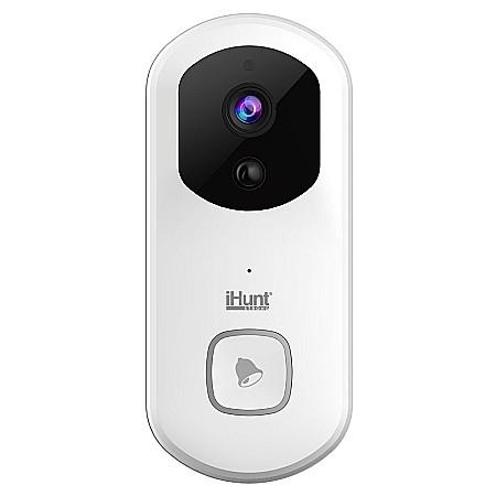 Sonerie inteligenta cu camera video iHunt Smart Doorbell WIFI Alb [1]