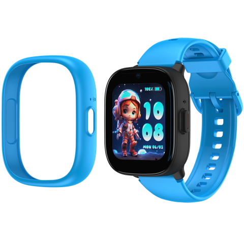 Smartwatch monitorizare copii Lagenio K3 Blue, 4G SIM, 1.7", Localizare GPS cu A-GPS, WIFI, ACC, Alerta Perimetru, Apeluri Video si Voce, Lanterna, SOS, 770mAh [5]