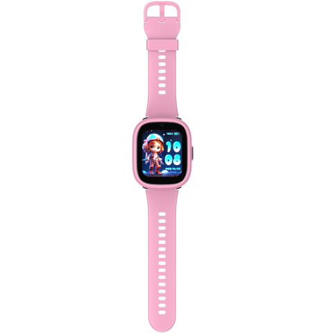 Smartwatch monitorizare copii Lagenio K3 Pink, 4G SIM, 1.7", Localizare GPS cu A-GPS, WIFI, ACC, Alerta Perimetru, Apeluri Video si Voce, Lanterna, SOS, 770mAh [8]