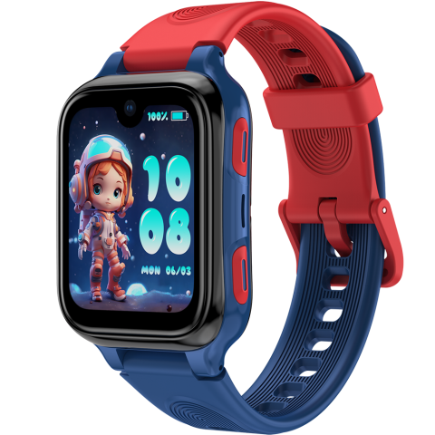 Smartwatch Lagenio - Smartwatch monitorizare copii Lagenio K9 Blue, 4G SIM, Wi-Fi, 1.78" AMOLED, GPS, 1GB RAM, 8GB, Apeluri Video si Voce HD, Camera 5MP, Buton SOS, Rezistenta IP67, Android