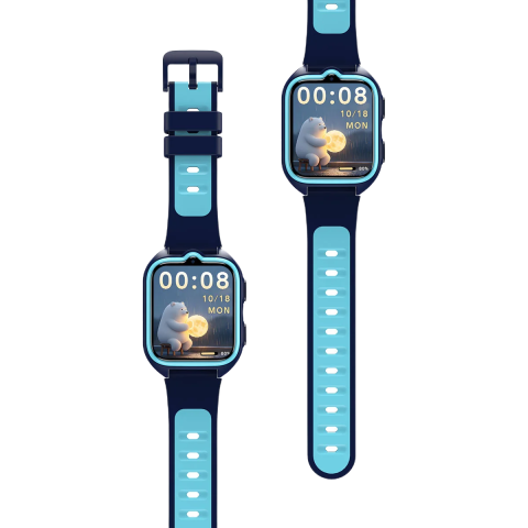 Smartwatch pentru copii Blackview Z30, 4G SIM, 1.75", Localizare GPS + WIFI AI + LBS, Apeluri Video si Voce, Lanterna, 800mAh, Blue [6]