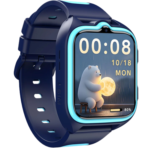 Smartwatch pentru copii Blackview Z30, 4G SIM, 1.75", Localizare GPS + WIFI AI + LBS, Apeluri Video si Voce, Lanterna, 800mAh, Blue [1]