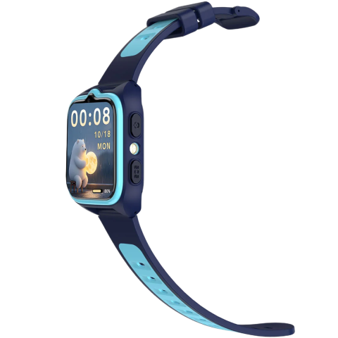 Smartwatch pentru copii Blackview Z30, 4G SIM, 1.75", Localizare GPS + WIFI AI + LBS, Apeluri Video si Voce, Lanterna, 800mAh, Blue [4]