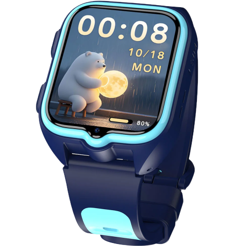 Smartwatch pentru copii Blackview Z30, 4G SIM, 1.75", Localizare GPS + WIFI AI + LBS, Apeluri Video si Voce, Lanterna, 800mAh, Blue [2]