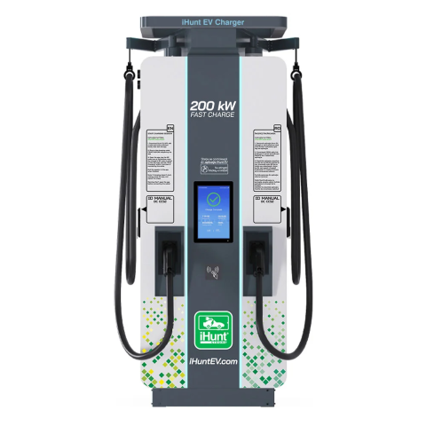 Stații de Încărcare Comerciale / Profesionale - Statie de incarcare ultra rapida cu monetizare iHunt EV DC 200KW V4 2x CCS 2 - Integrare iHuntEV