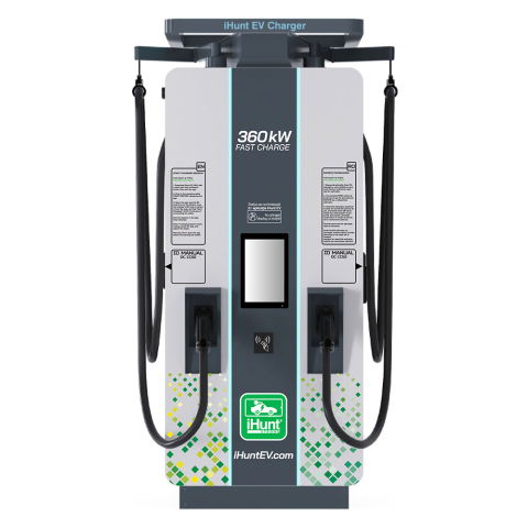 STATII DE INCARCARE EV - Statie de incarcare ultra rapida cu monetizare iHunt EV DC 360KW V4 2x CCS 2 - Integrare iHuntEV