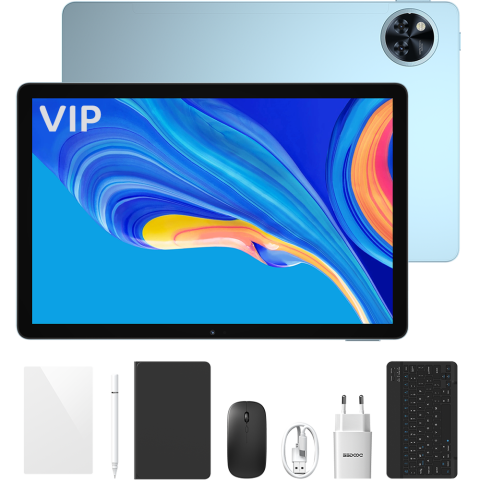 Produse Doogee - Tableta Doogee Tab U11 Pro VIP, Wi-Fi, 11-inch 90Hz, Octa-Core, 30GB RAM, 256GB, Camera 13MP + 5MP, GPS, Stereo, Android 15, Blue