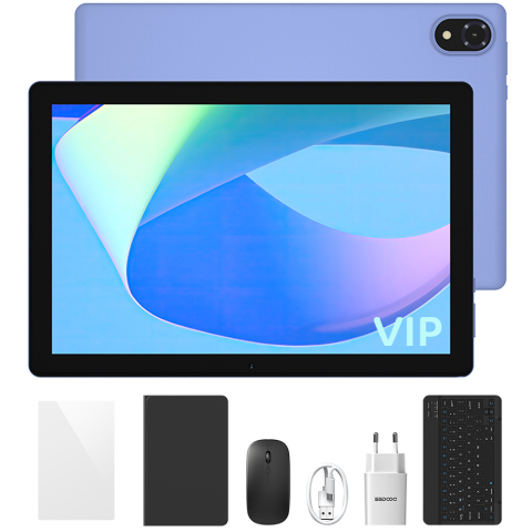 Produse Doogee - Tableta Doogee Tab U10 VIP, Wi-Fi, 10.1-inch, Quad-Core, 16GB RAM, 128GB, Camera Foto 8MP + 5MP, Stereo, Android 15, Purple