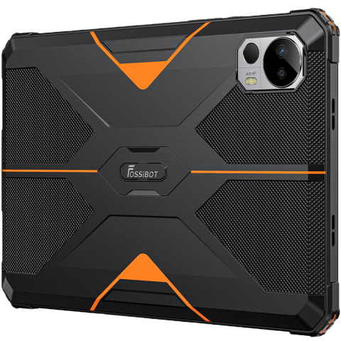 Tableta rugged Fossibot DT1, 4G, WiFi, 10.4-inch FHD+, Octa-Core, 8GB RAM, 256GB, GPS, Camera 48MP + 16MP, 4 Difuzoare, 11000mAh, Android 13, Orange [8]