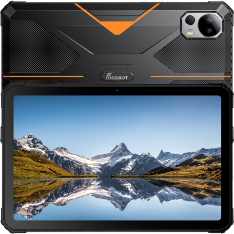 Produse Fossibot - Tableta rugged Fossibot DT1, 4G, WiFi, 10.4-inch FHD+, Octa-Core, 8GB RAM, 256GB, GPS, Camera 48MP + 16MP, 4 Difuzoare, 11000mAh, Android 13, Orange