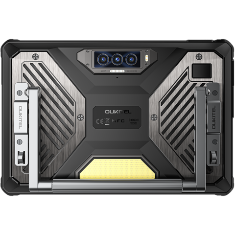 Tableta profesionala Oukitel RT10 Industry, 5G, Wi-Fi, 11" 120Hz, Dimensity 7400X, 12GB RAM, 512GB, NFC, 2D Barcode Scanner SE4710, 12 PogoPins, USB, RS232, RJ45, FAP10, 25000mAh, Android 15 [10]