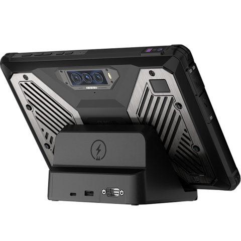 Tableta profesionala Oukitel RT10 Industry, 5G, Wi-Fi, 11" 120Hz, Dimensity 7400X, 12GB RAM, 512GB, NFC, 2D Barcode Scanner SE4710, 12 PogoPins, USB, RS232, RJ45, FAP10, 25000mAh, Android 15 [9]