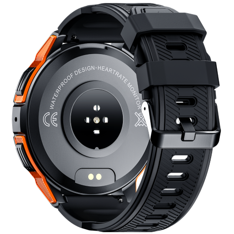 Ceas rugged Oukitel BT10 1.43-inch AMOLED 410mAh 5ATM Waterproof Orange [6]