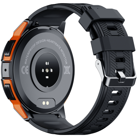 Ceas rugged Oukitel BT10 1.43-inch AMOLED 410mAh 5ATM Waterproof Orange [5]