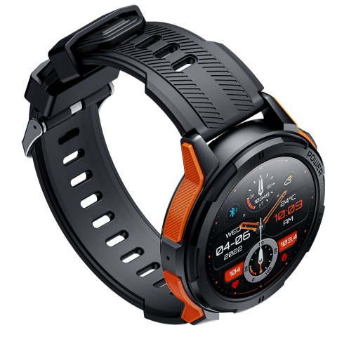 Ceas rugged Oukitel BT10 1.43-inch AMOLED 410mAh 5ATM Waterproof Orange [14]