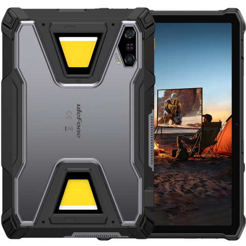 TELEFOANE & TABLETE - Ulefone Armor Pad 5 Ultra Projector 5G 512GB 11" IPS 90Hz 24200mAh NFC IP68/IP69K Android 15