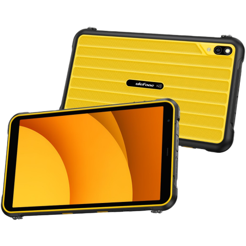 Rugged Tablet Ulefone RugKing Pad Pro, 4G, Dual SIM + eSIM, WiFi, 8.68" 90Hz, Octa-Core T7250, 8GB RAM, 128GB, Camera 16MP + 8MP, GPS, NFC, Android 16, Yellow [22]