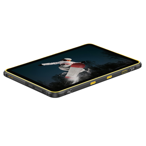 Rugged Tablet Ulefone RugKing Pad 2 Pro, 4G, Dual SIM + eSIM, WiFi, 10.1" 90Hz, Octa-Core T7250, 8GB RAM, 256GB, Camera 48MP + 8MP, GPS, NFC, Android 16, Yellow [17]