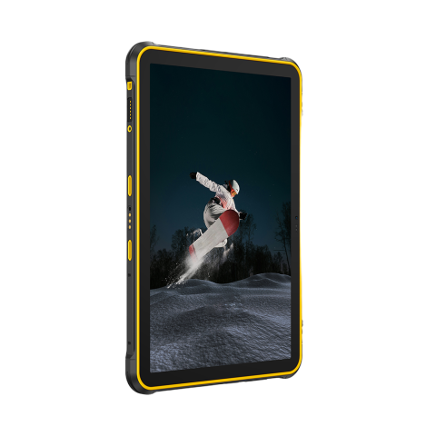 Rugged Tablet Ulefone RugKing Pad 2 Pro, 4G, Dual SIM + eSIM, WiFi, 10.1" 90Hz, Octa-Core T7250, 8GB RAM, 256GB, Camera 48MP + 8MP, GPS, NFC, Android 16, Yellow [26]