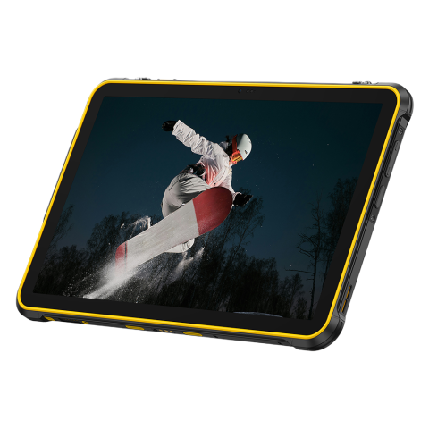 Rugged Tablet Ulefone RugKing Pad 2 Pro, 4G, Dual SIM + eSIM, WiFi, 10.1" 90Hz, Octa-Core T7250, 8GB RAM, 128GB, Camera 48MP + 8MP, GPS, NFC, Android 16, Yellow [7]