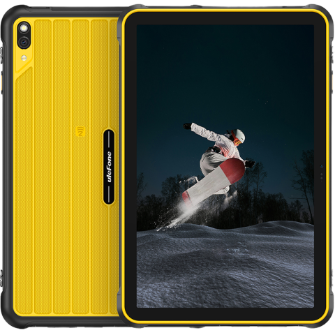 Rugged Tablet Ulefone RugKing Pad 2 Pro, 4G, Dual SIM + eSIM, WiFi, 10.1" 90Hz, Octa-Core T7250, 8GB RAM, 256GB, Camera 48MP + 8MP, GPS, NFC, Android 16, Yellow [2]
