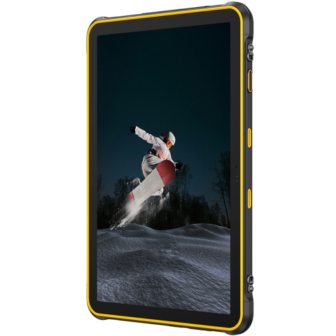 Rugged Tablet Ulefone RugKing Pad 2 Pro, 4G, Dual SIM + eSIM, WiFi, 10.1" 90Hz, Octa-Core T7250, 8GB RAM, 128GB, Camera 48MP + 8MP, GPS, NFC, Android 16, Yellow [24]
